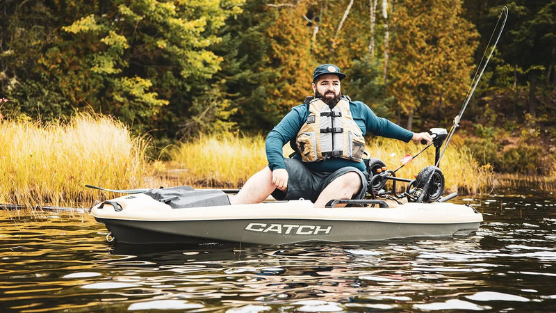 Kayak de pêche Catch PWR100 de Pelican
