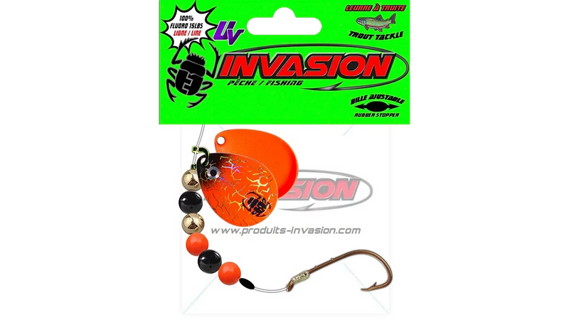 Invasion trout harness with hook #4 / Colorado #3