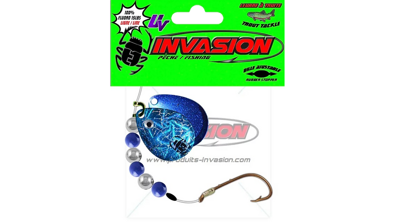 Invasion trout harness with hook #4 / Colorado #3