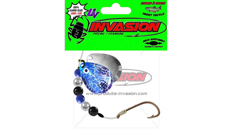 Invasion trout harness with hook #4 / Colorado #3