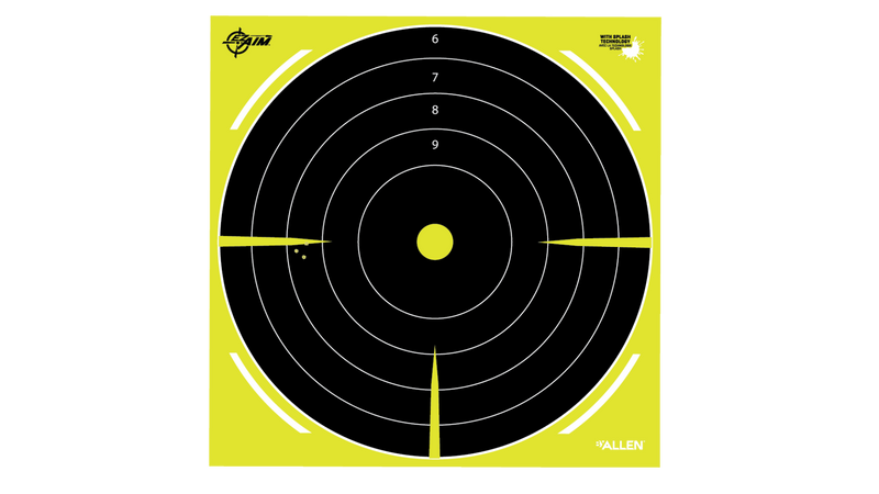 Cible Bullseye EZ-Aim Splash de Allen (paq. de 8)