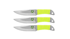Ensemble de 3 couteaux à lancer avec cible