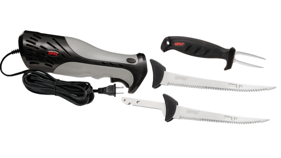 Couteau à filets électrique 110V Heavy Duty Combo de Rapala