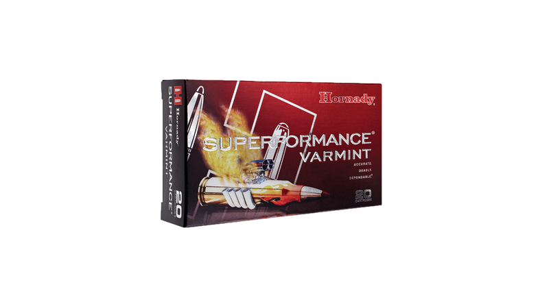 Munitions Superformance Varmint 223 REM 53 gr. V-Max par Hornady