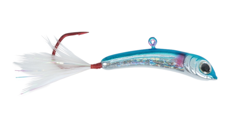 Leurres Lil'Foxee Jigging Minnow de Blue Fox