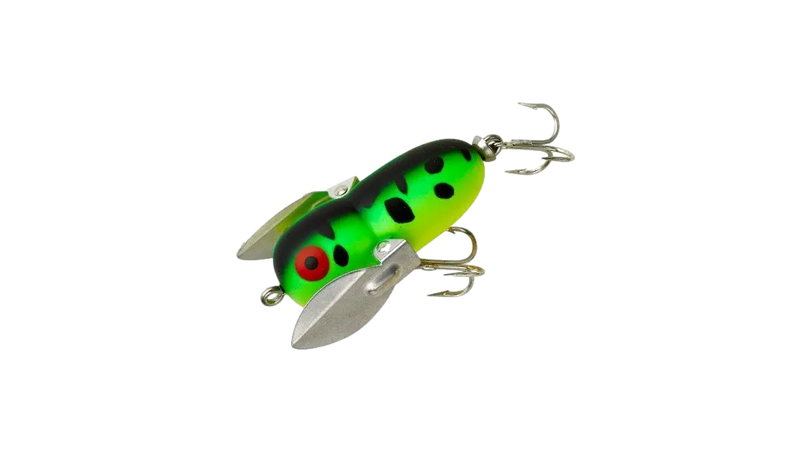 LEURRE DE PÊCHE à l'eau vintage Heddon Crazy Crawler Bull Frog dessus bois EUR 8,59 - FR LEURRE DE PÊCHE à l'eau vintage Heddon Crazy Crawler Bull Frog dessus bois EUR 8,59 - FR